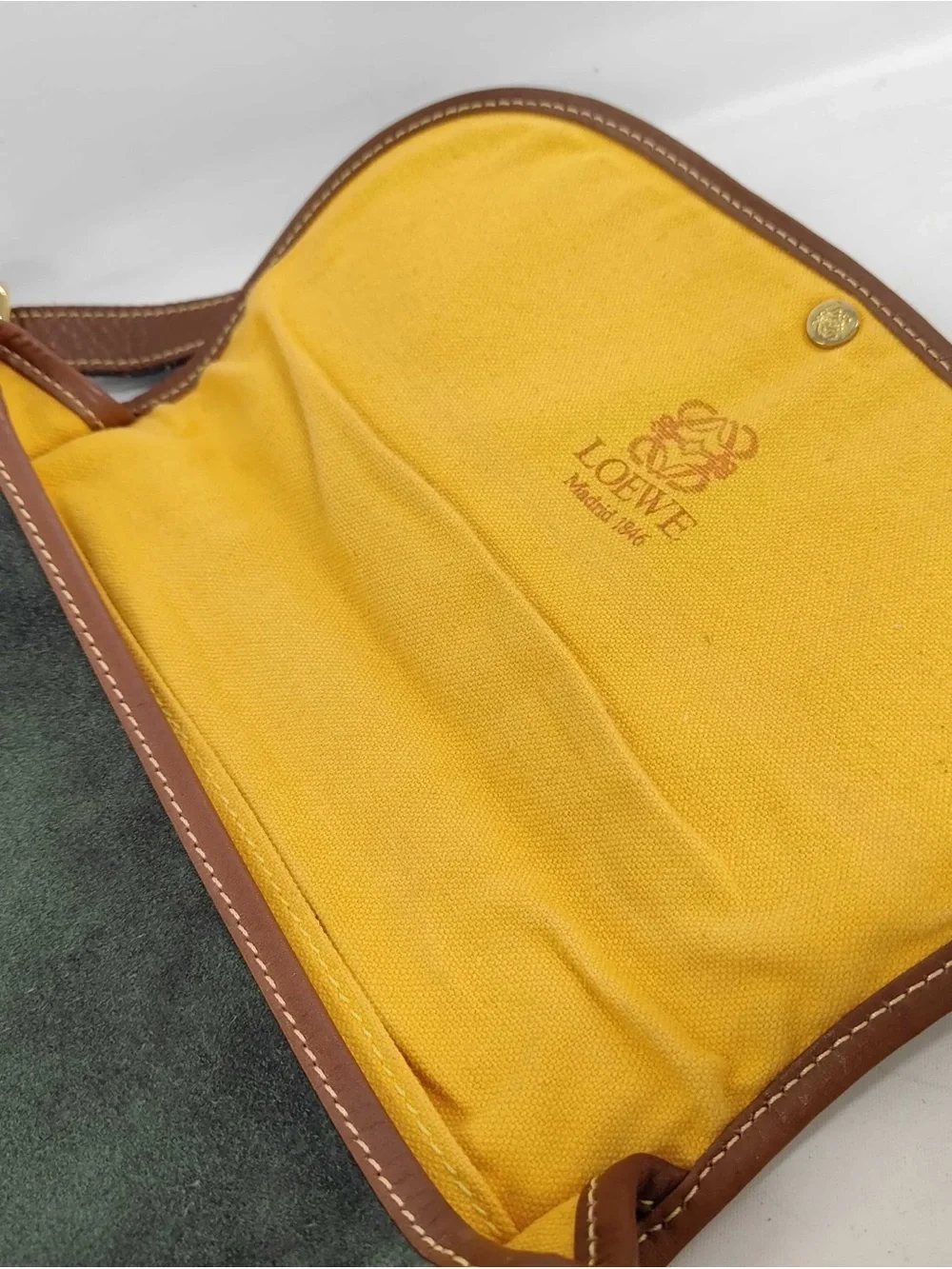 Loewe suede leather